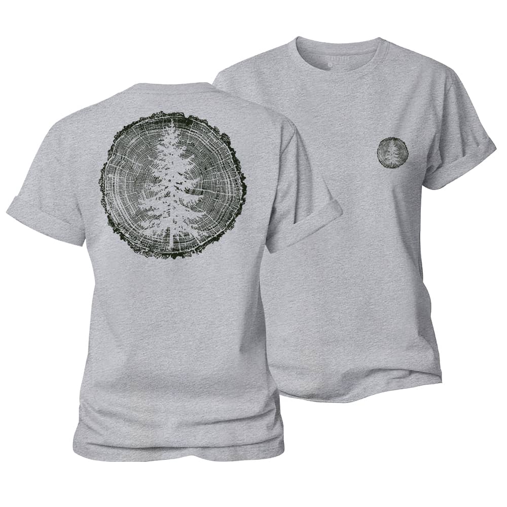 Pine Tree Ring Women's Cotton T-Shirt