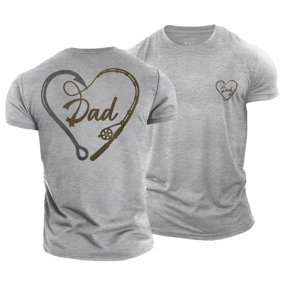 Dad Fishing Cotton T-Shirt