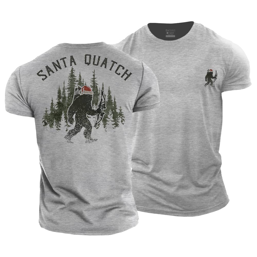 Santa Quatch Cotton T-Shirt