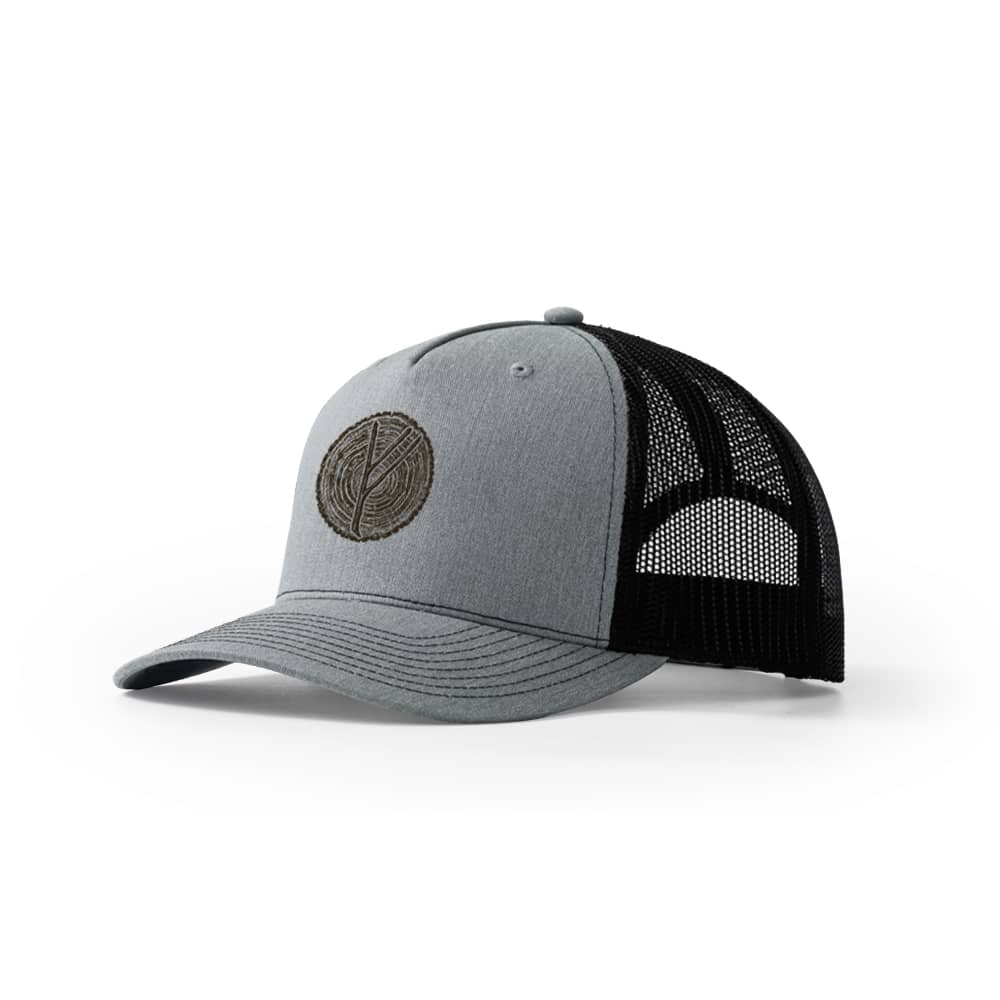 Tree Rings Fehu Runes Trucker Hat