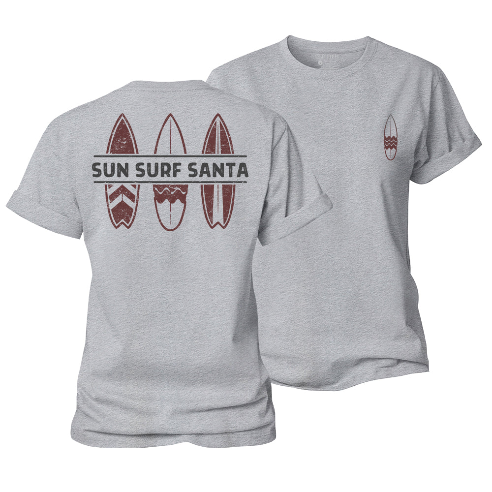 Surf Santa Women's Cotton T-Shirt