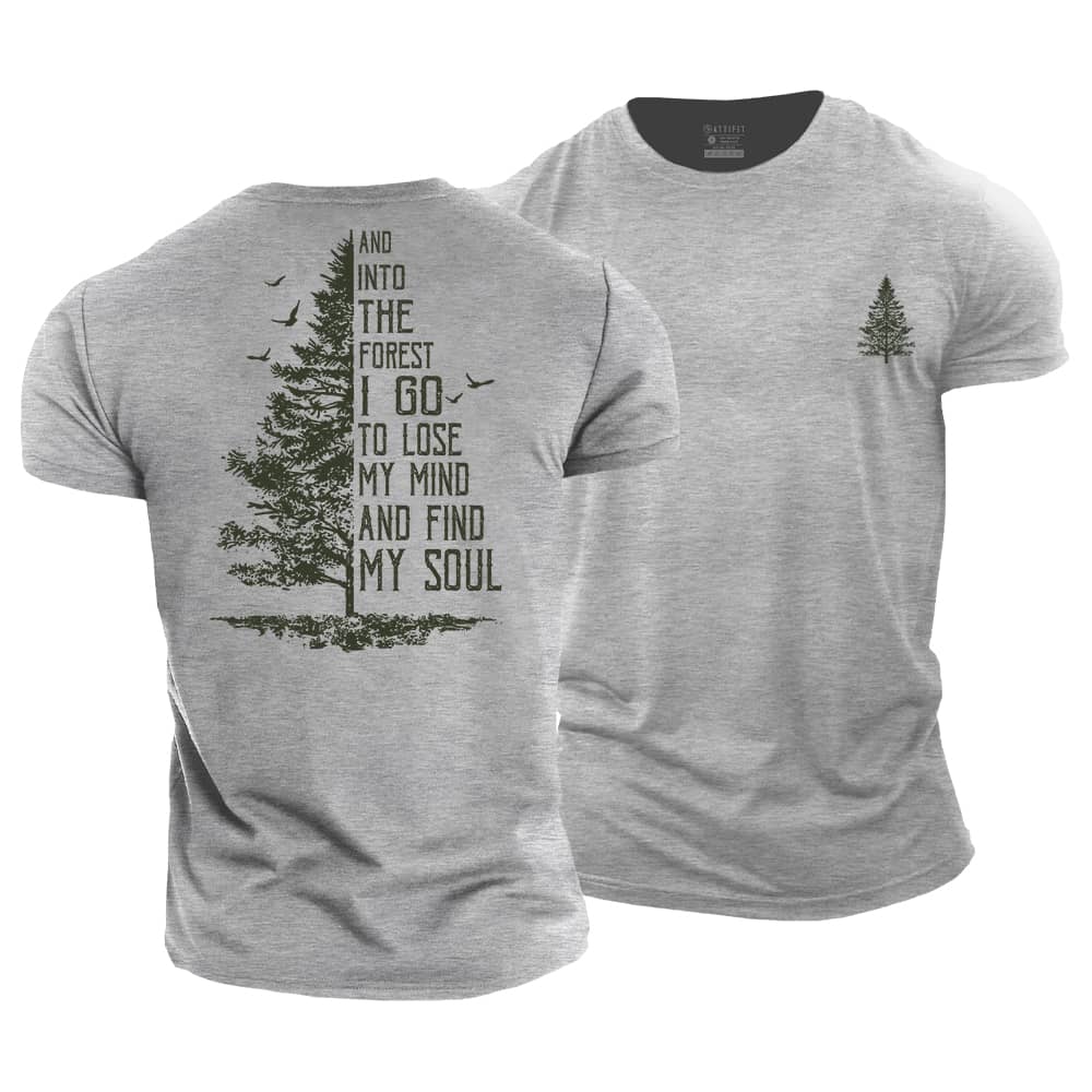 Find Soul In Forest Cotton T-Shirt