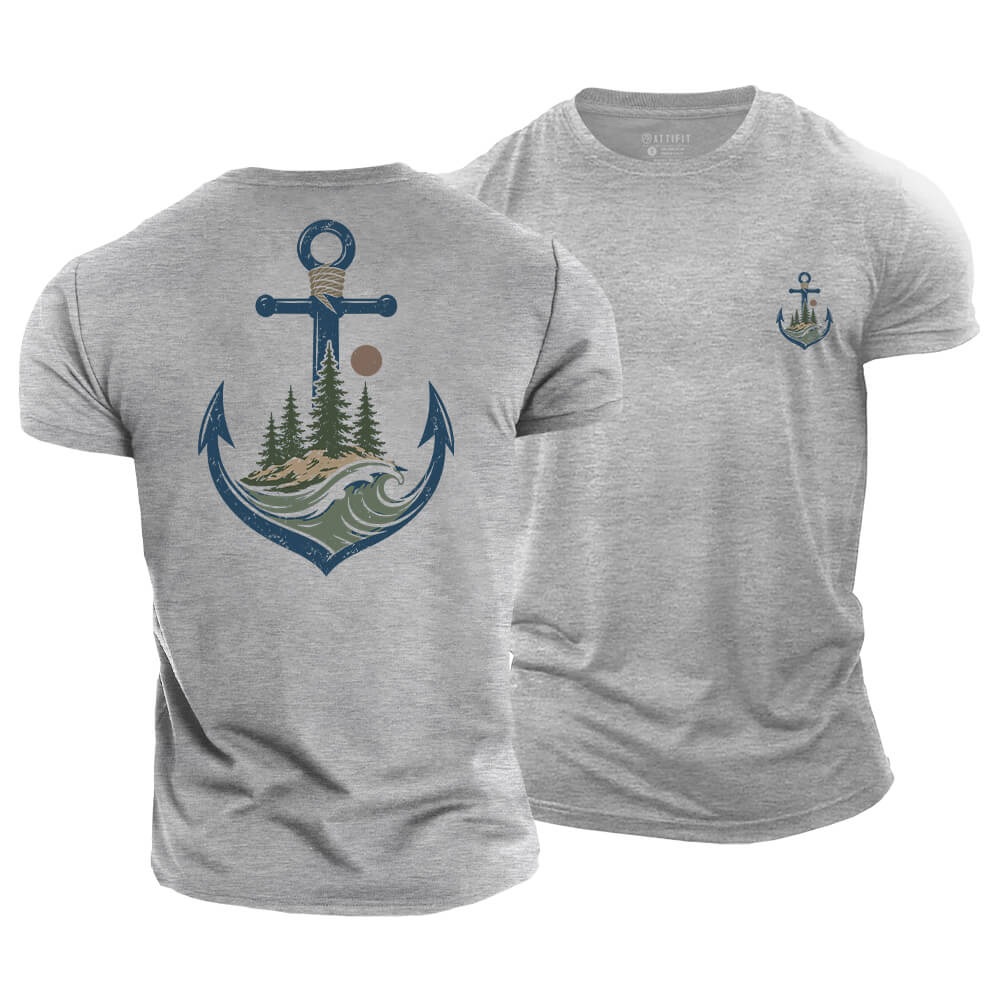 Anchor Forest Cotton T-Shirt