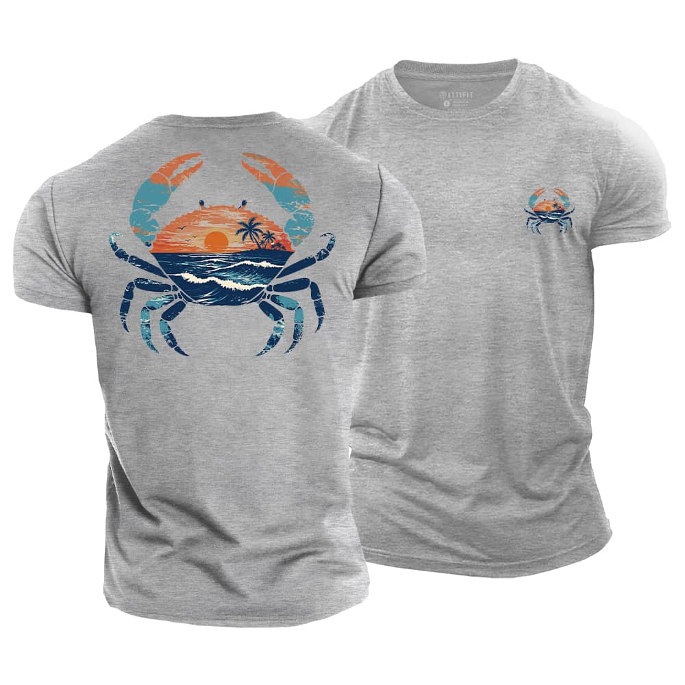 Crab Sea Cotton T-Shirt