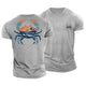 Crab Sea Cotton T-Shirt