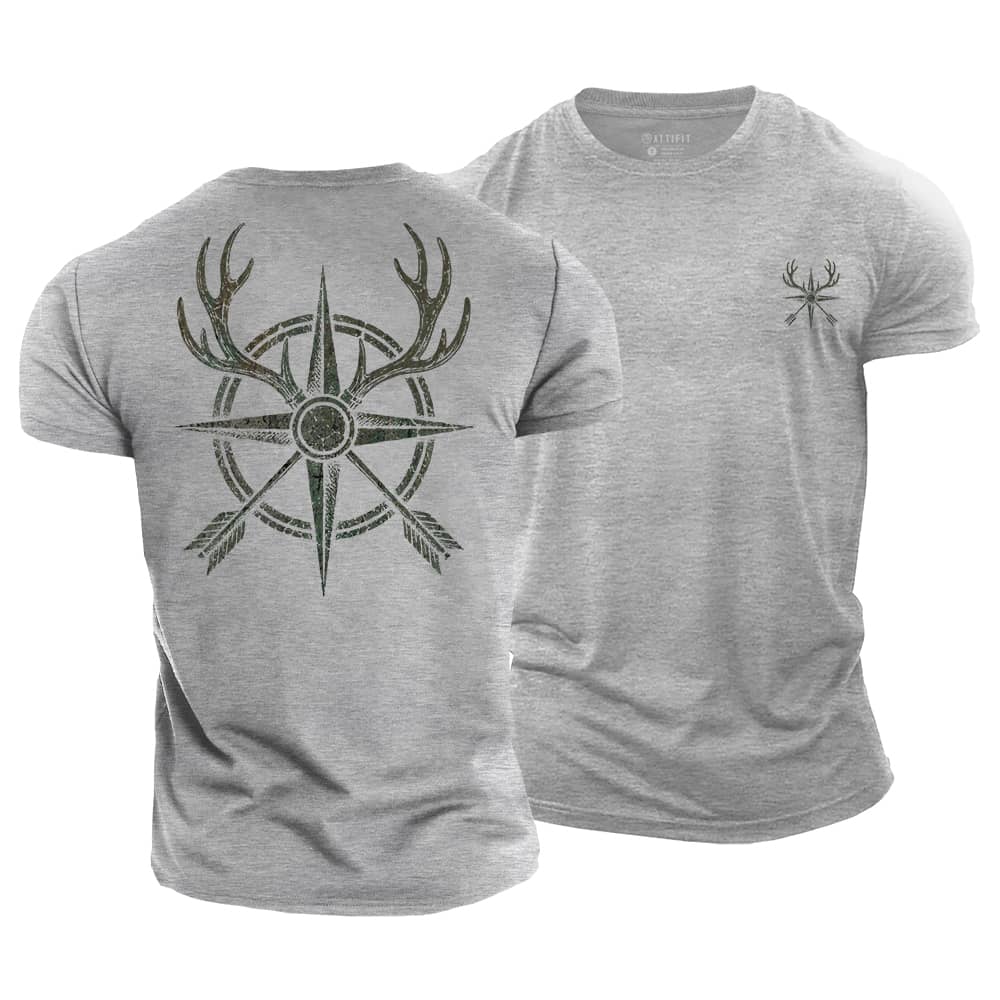 Hunting Compass Cotton T-Shirt