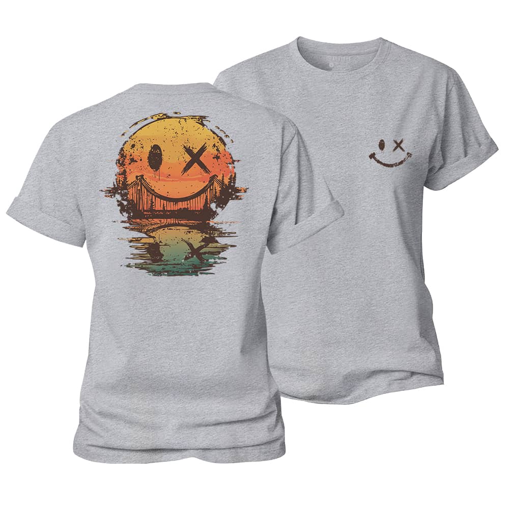 Smiley Lake Women's Cotton T-Shirt