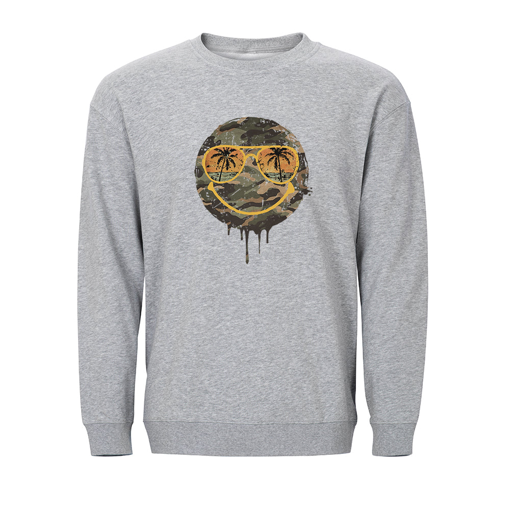 Sunglasses Smiley Crewneck Sweatshirt