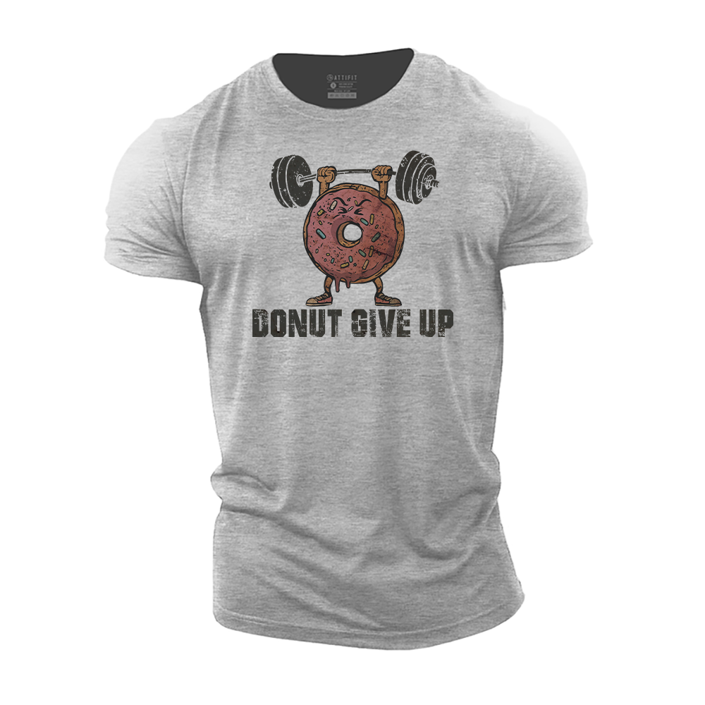 Donut Give up Cotton T-Shirt