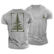 Pine Outline Cotton T-Shirt