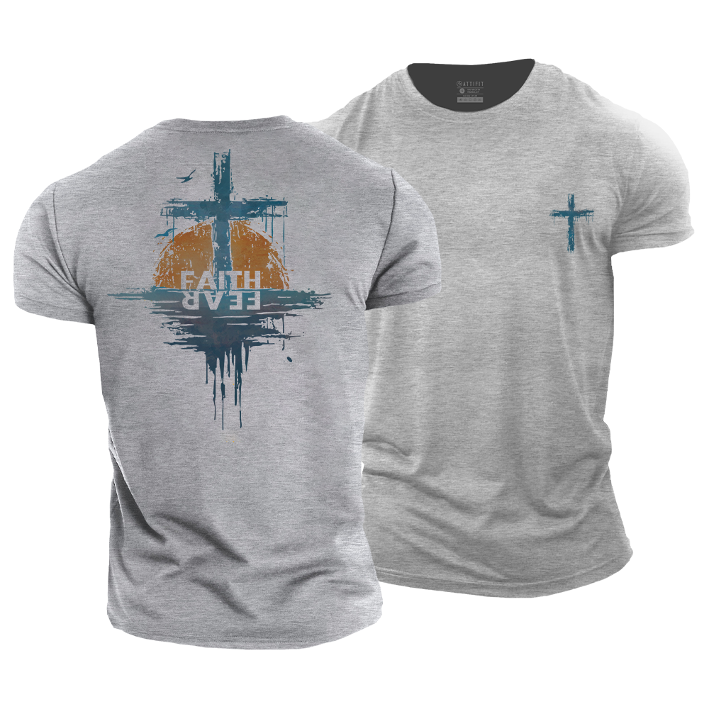 Faith Over Fear Cotton T-Shirt