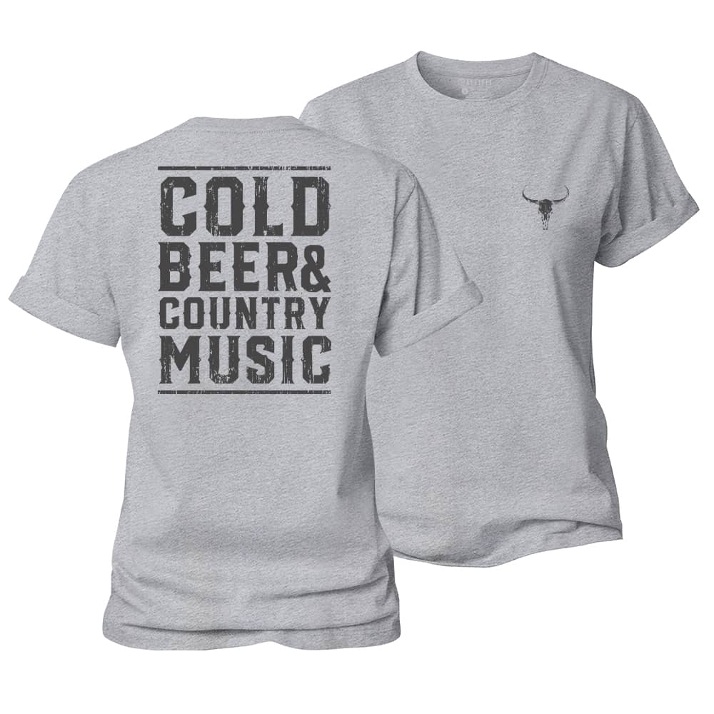 Cold Beer and Country Music Women's Cotton T-Shirt
