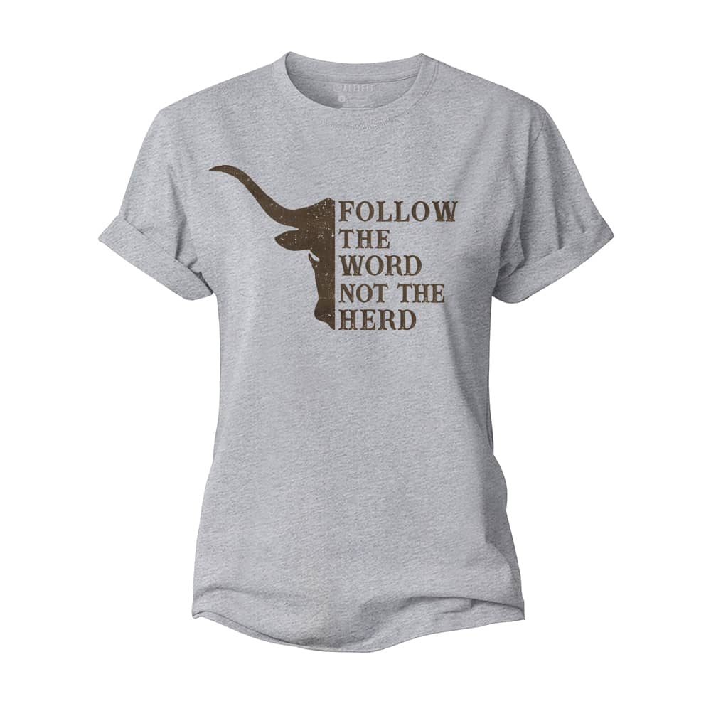 Follow The Herd Women's Cotton T-Shirt