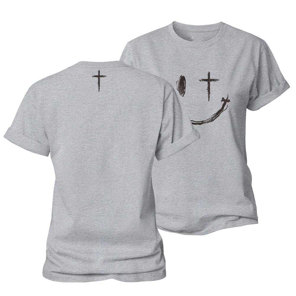 Cross Smiley Women's Cotton T-Shirt