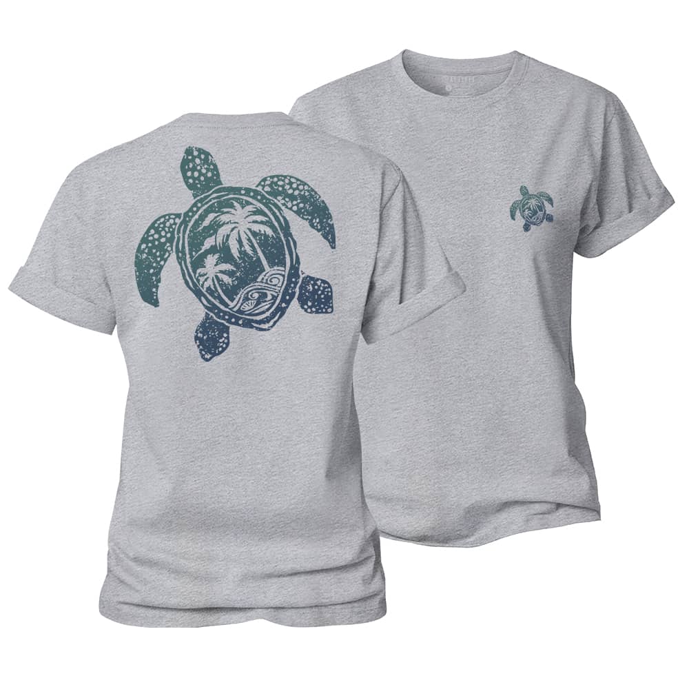Turtle Palm Women's Cotton T-Shirt