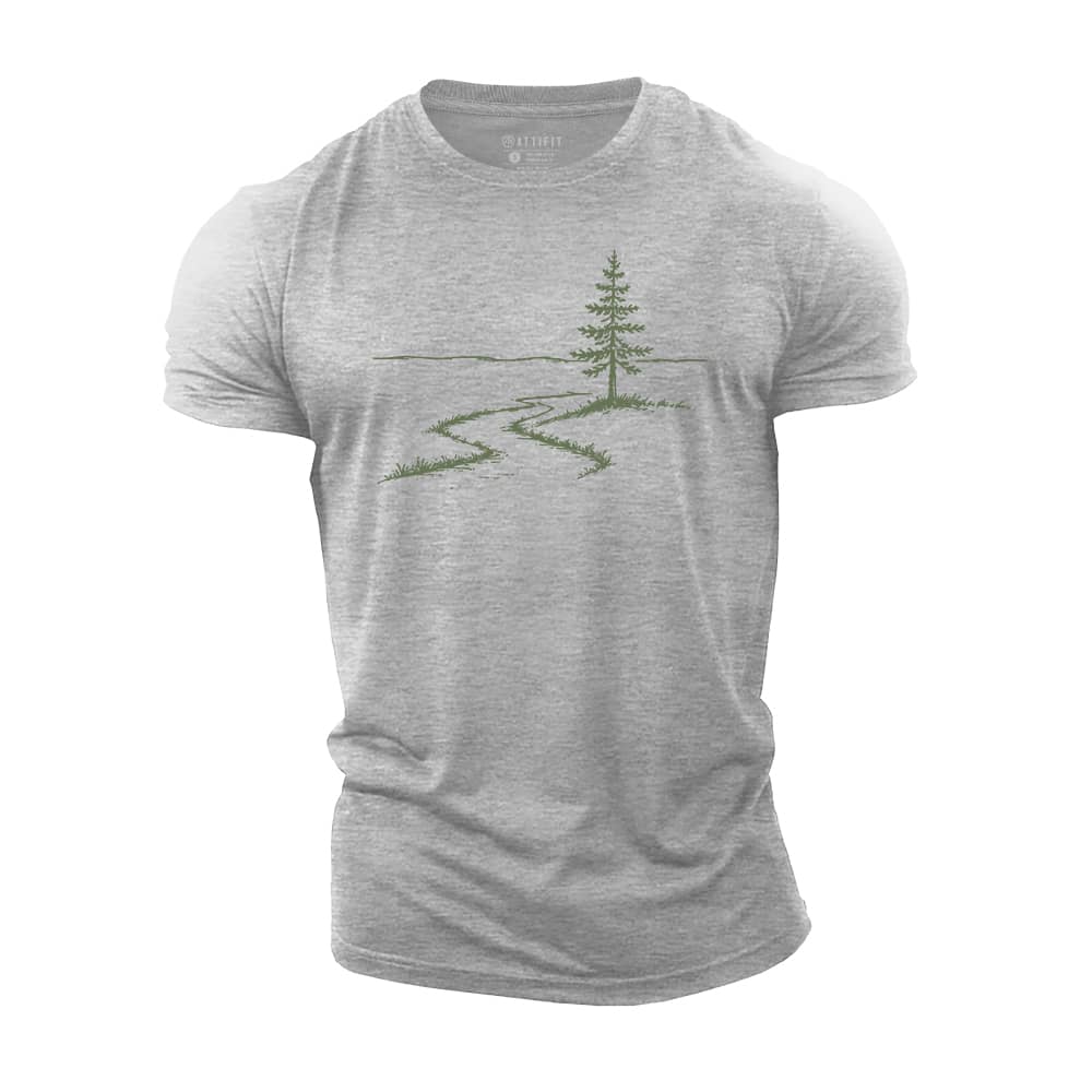 Simple Tree Cotton T-Shirt
