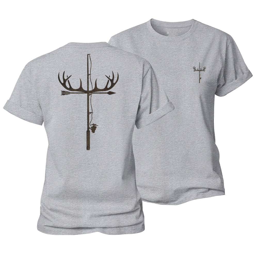 Antler Fishing Rod Women's Cotton T-Shirt