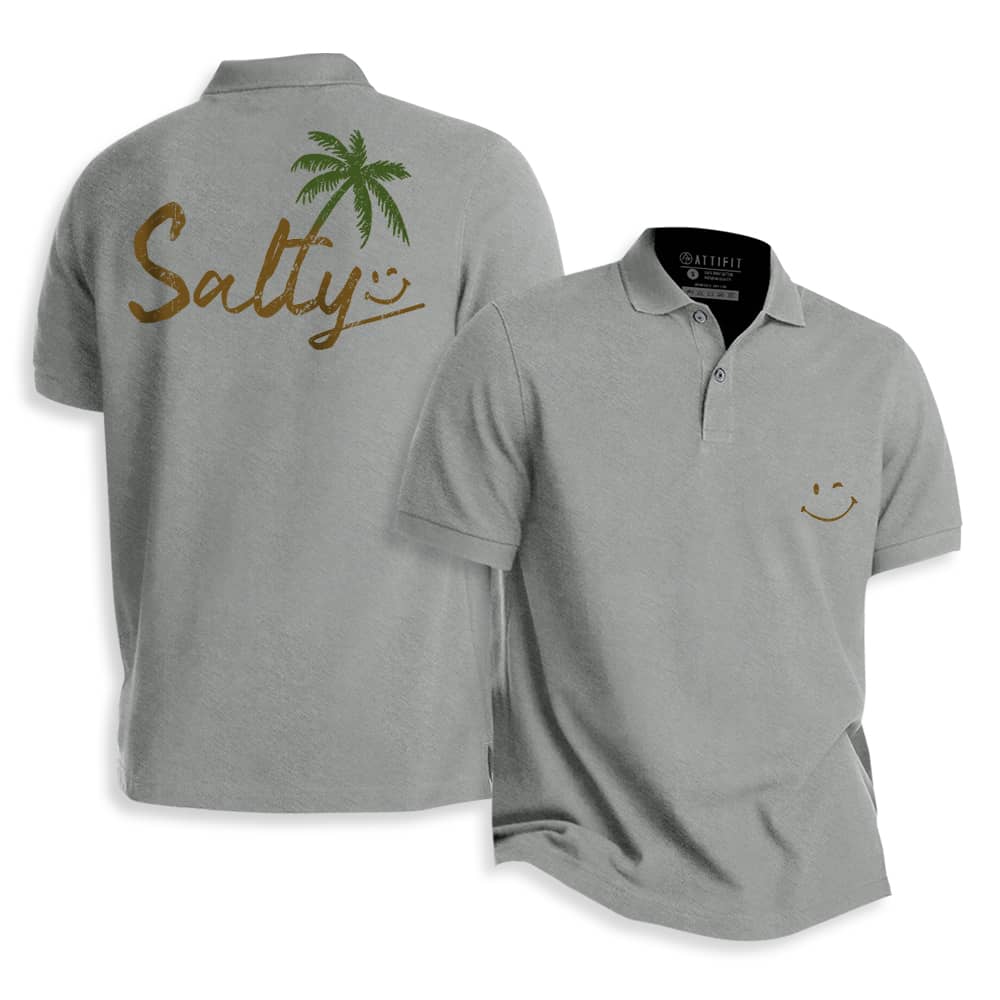 Salty Smiley Polo Shirt