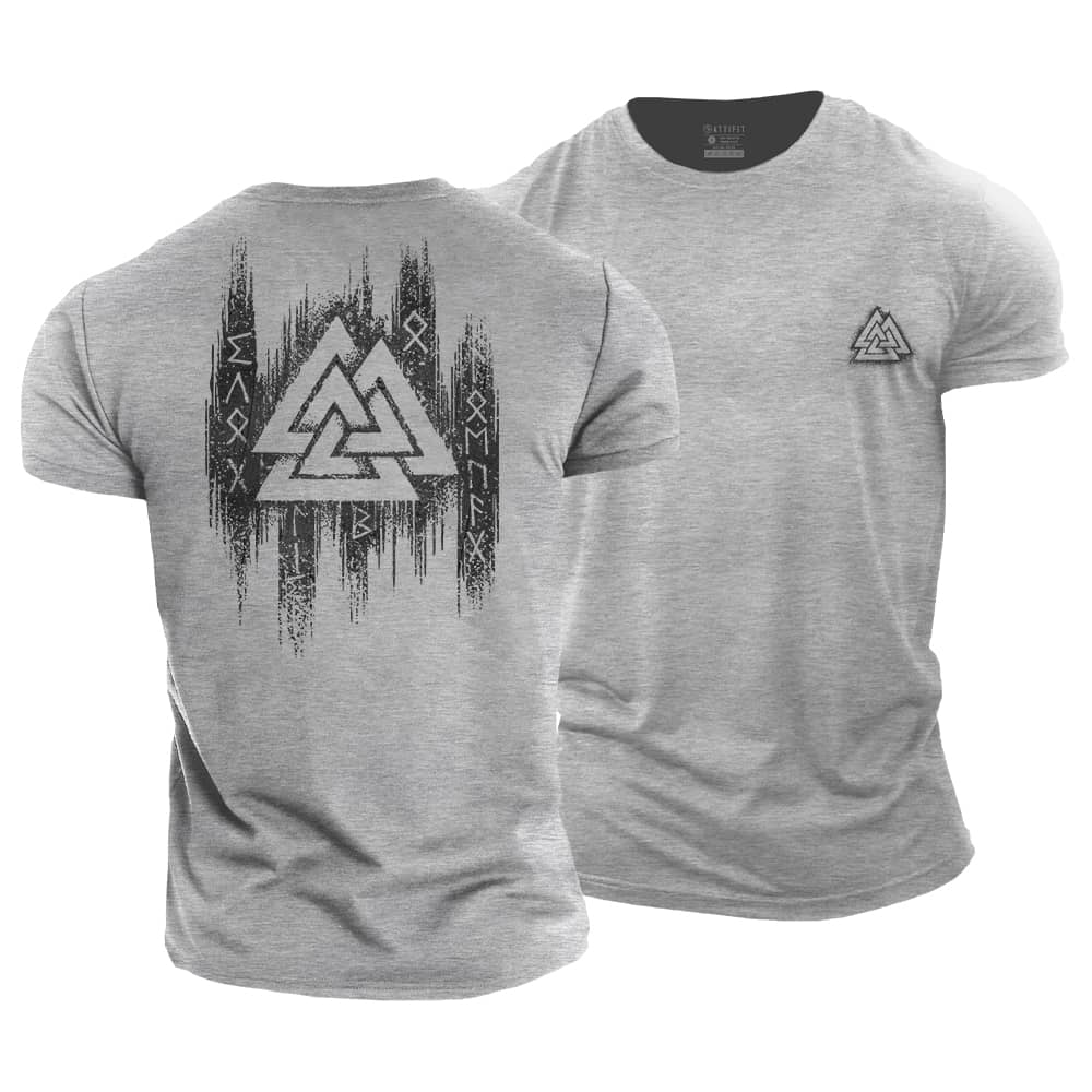 Viking Valknut Cotton T-Shirt