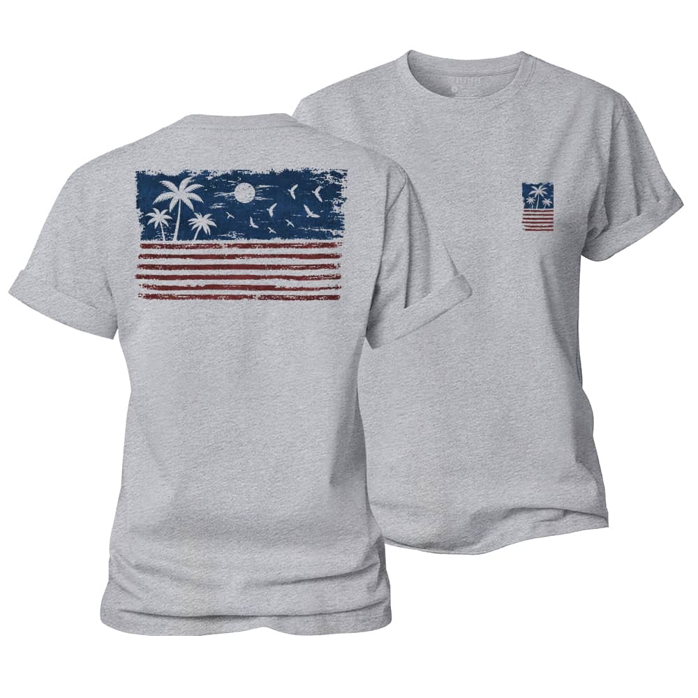 Palm Flag Women's Cotton T-Shirt