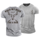 Hold My Beer I See a Deer Cotton T-Shirt