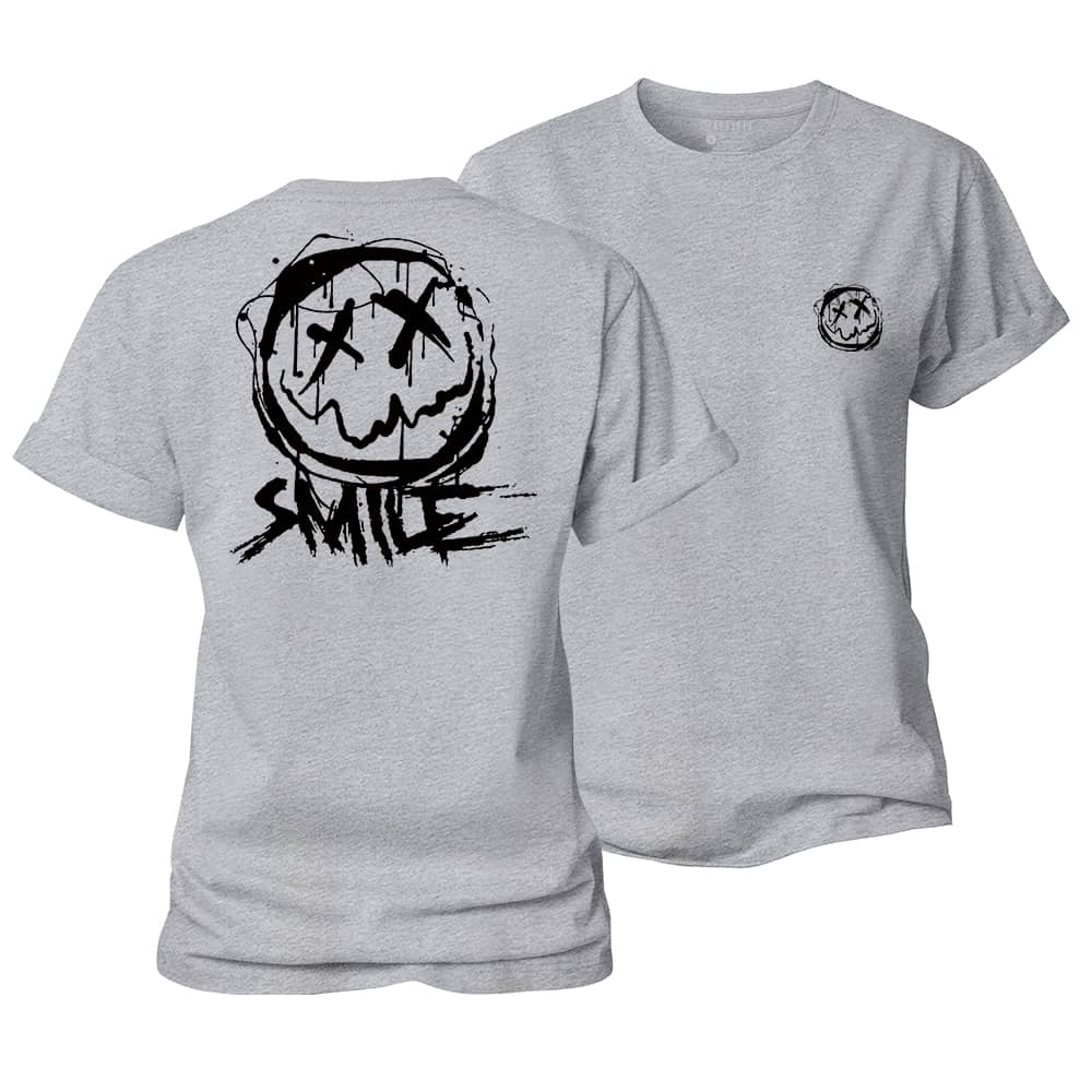 Smiley Graphic Women's Cotton T-Shirt