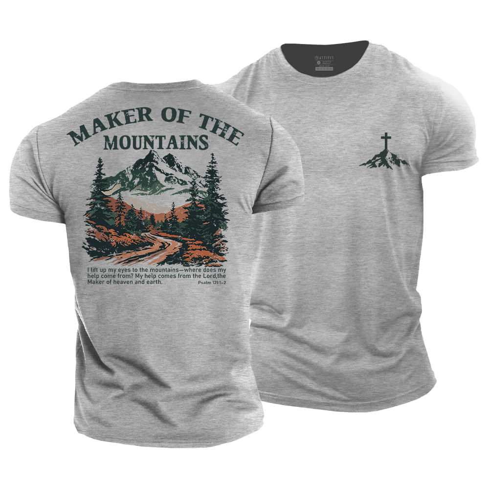 Maker of The Mountains Cotton T-Shirt