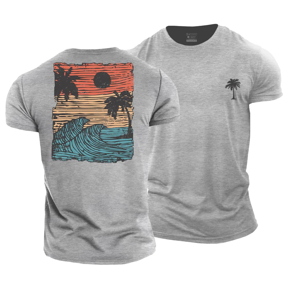 Sunset Break Cotton T-Shirt