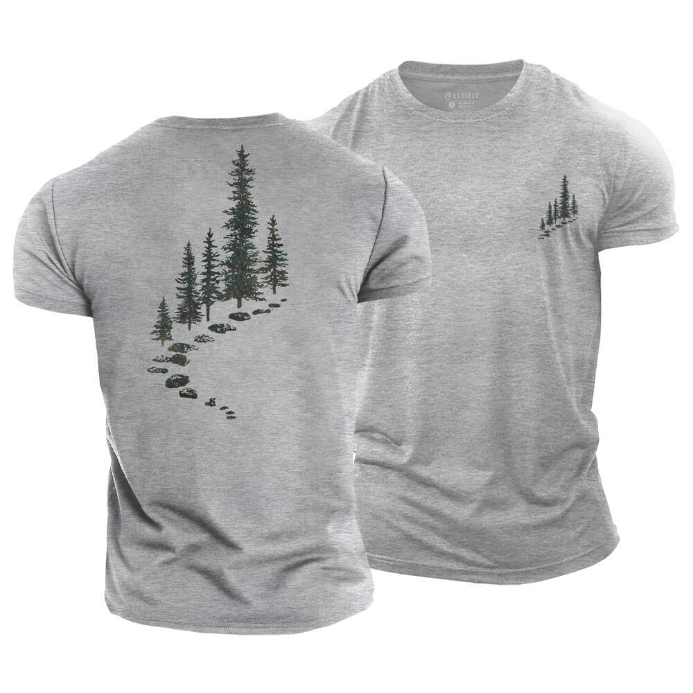Forest Path Cotton T-Shirt