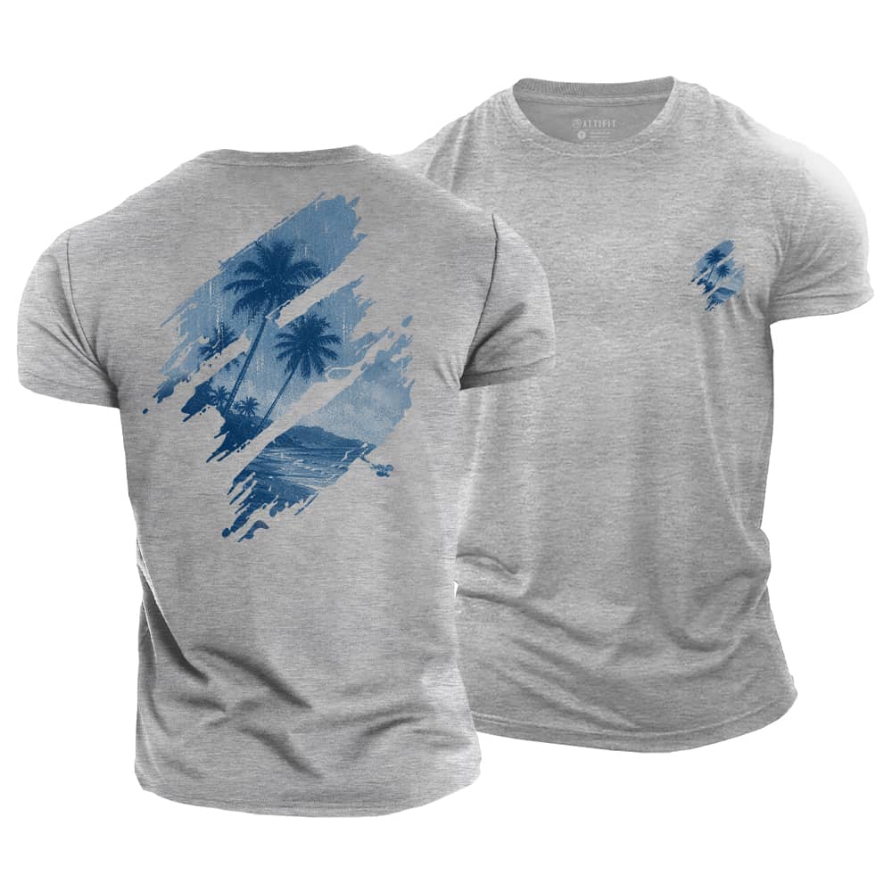 Palm Impressions Cotton T-Shirt