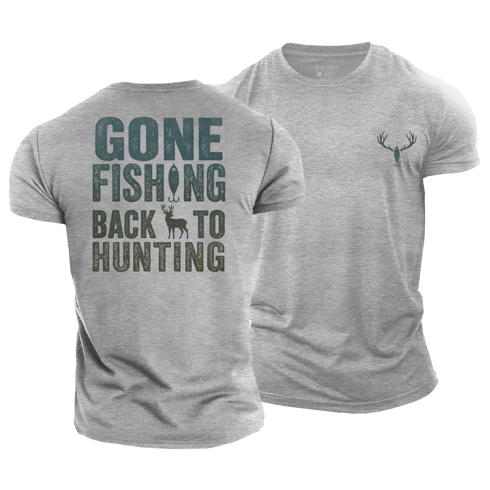 Back To Hunting Cotton T-Shirt