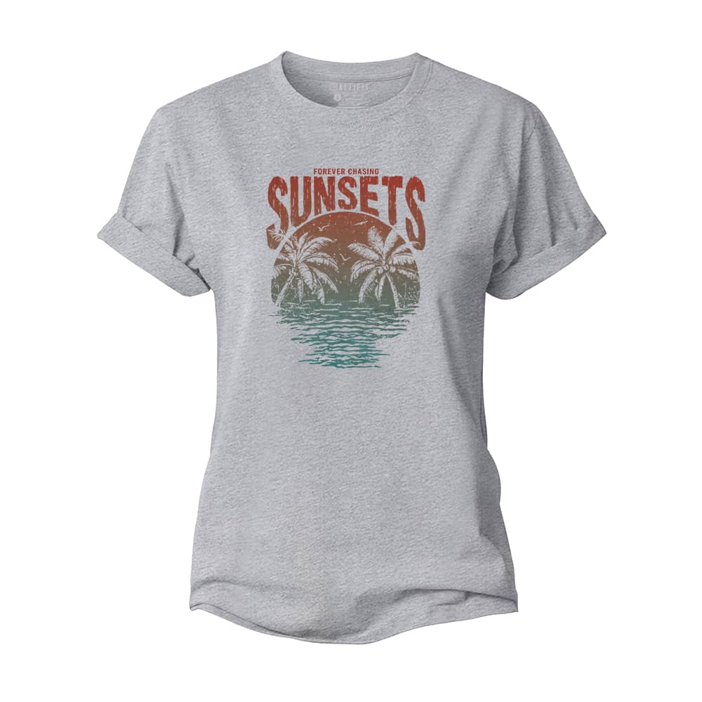 Chasing Sunsets Women's Cotton T-Shirt