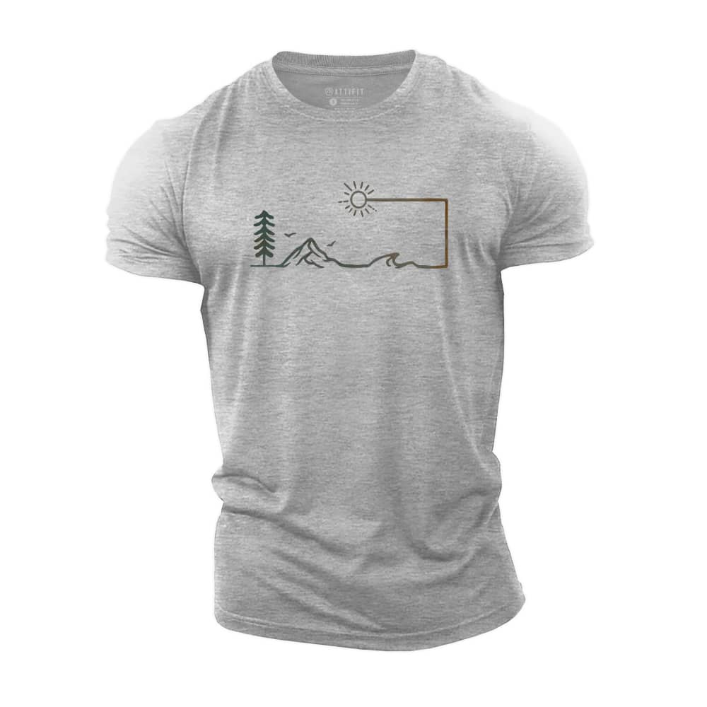Colorful Nature Cotton T-Shirt