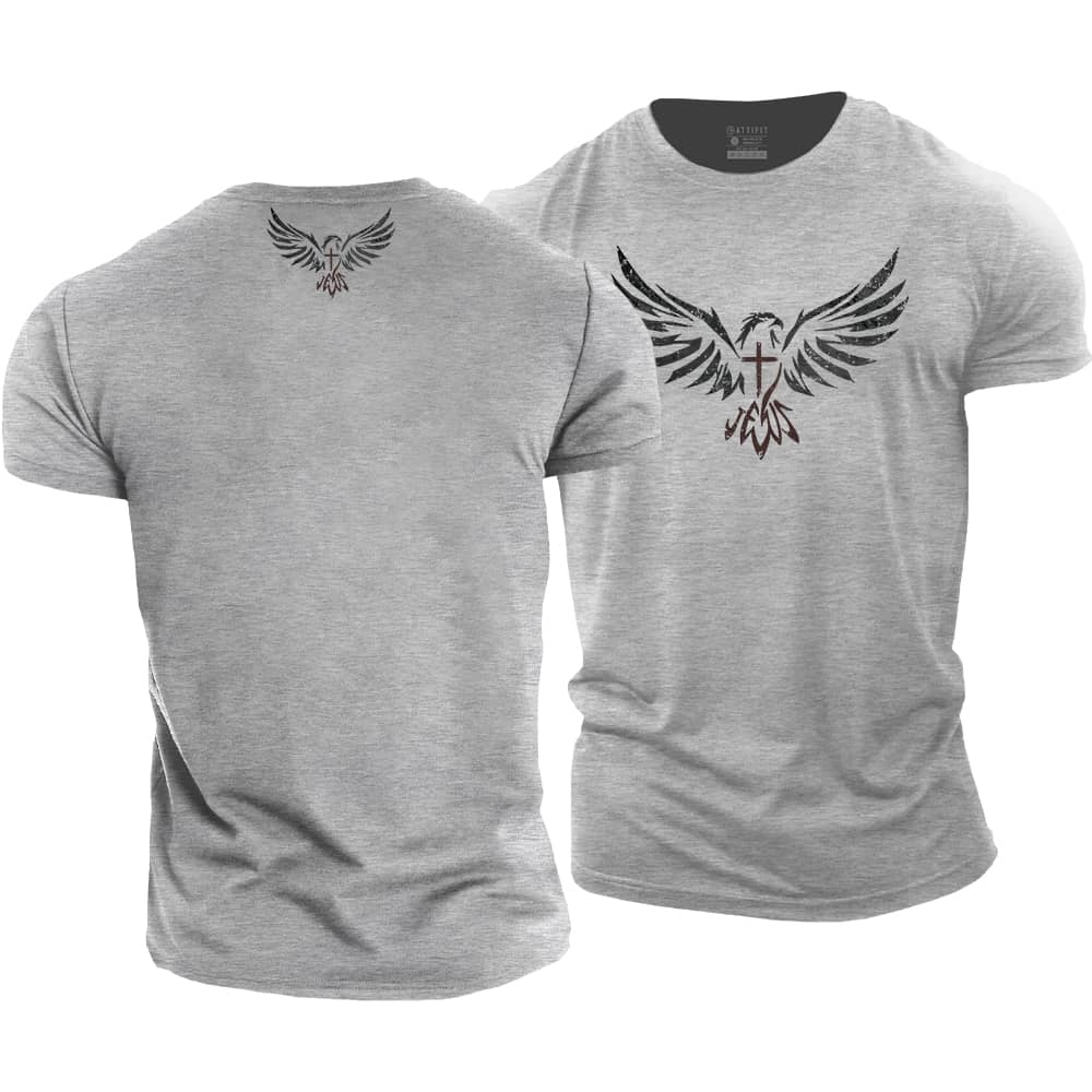 Eagle Jesus Cotton T-Shirt