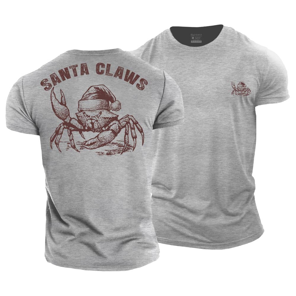 Santa Claws Cotton T-Shirt
