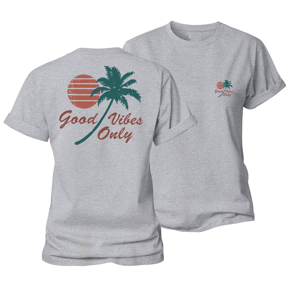 Good Vibes Only Women's Cotton T-Shirt