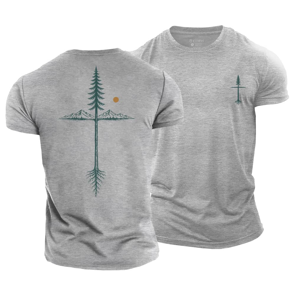 Nature Cross Cotton T-Shirt