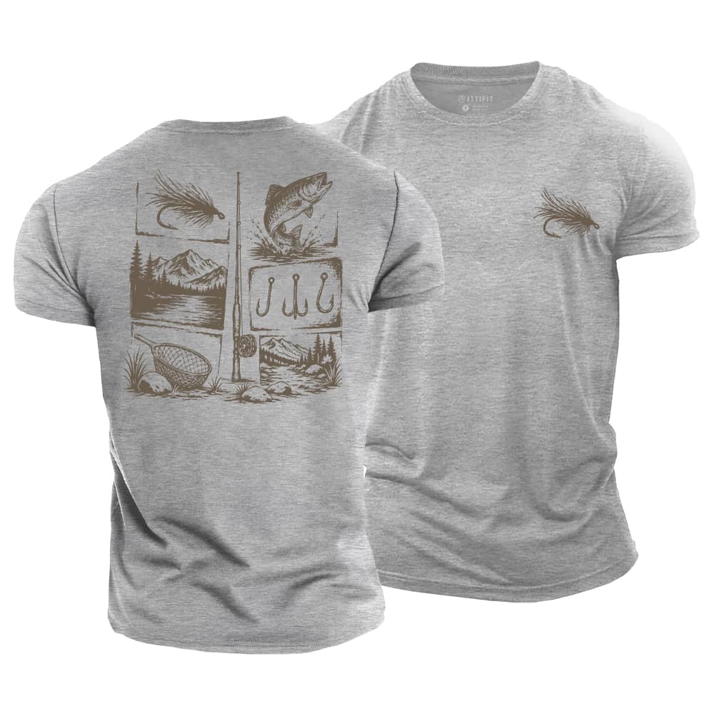 Cast Into The River Cotton T-Shirt