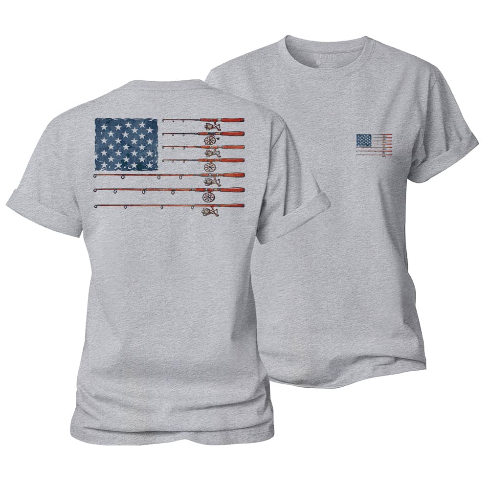 Fishing Flag Women's Cotton T-Shirt