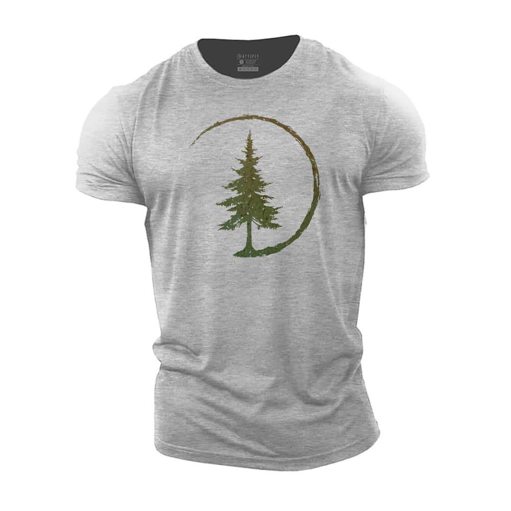 Pine Circle Cotton T-Shirt