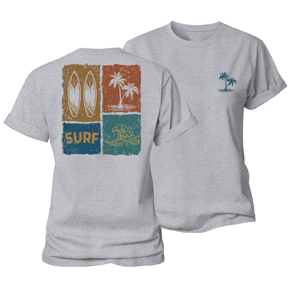 Surf Poster Women's Cotton T-Shirt