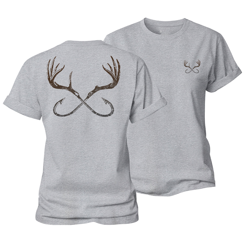 Antler And Hook Women's Cotton T-Shirt