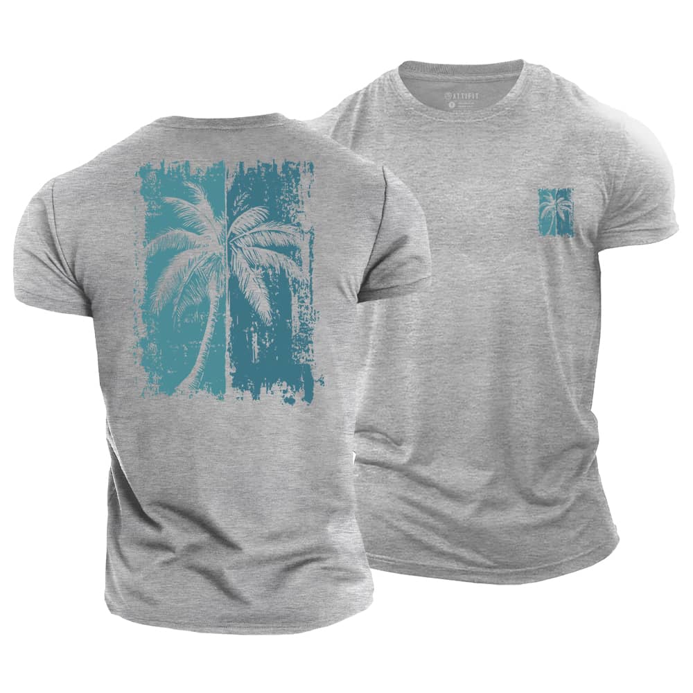 Palm Silhouette Cotton T-Shirt