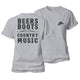 Beers Boots Country Music Women's Cotton T-Shirt
