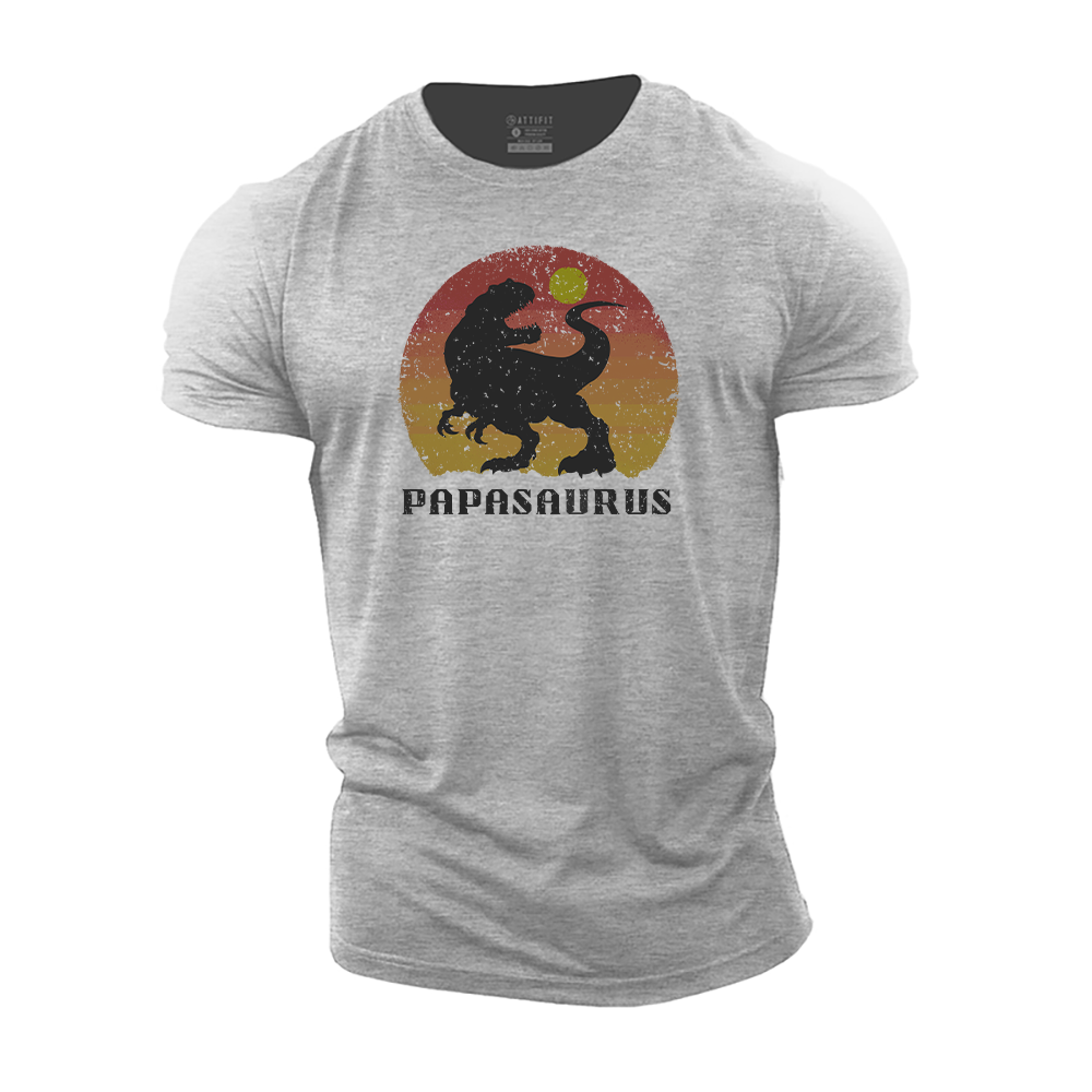 Papasaurus Cotton T-Shirt