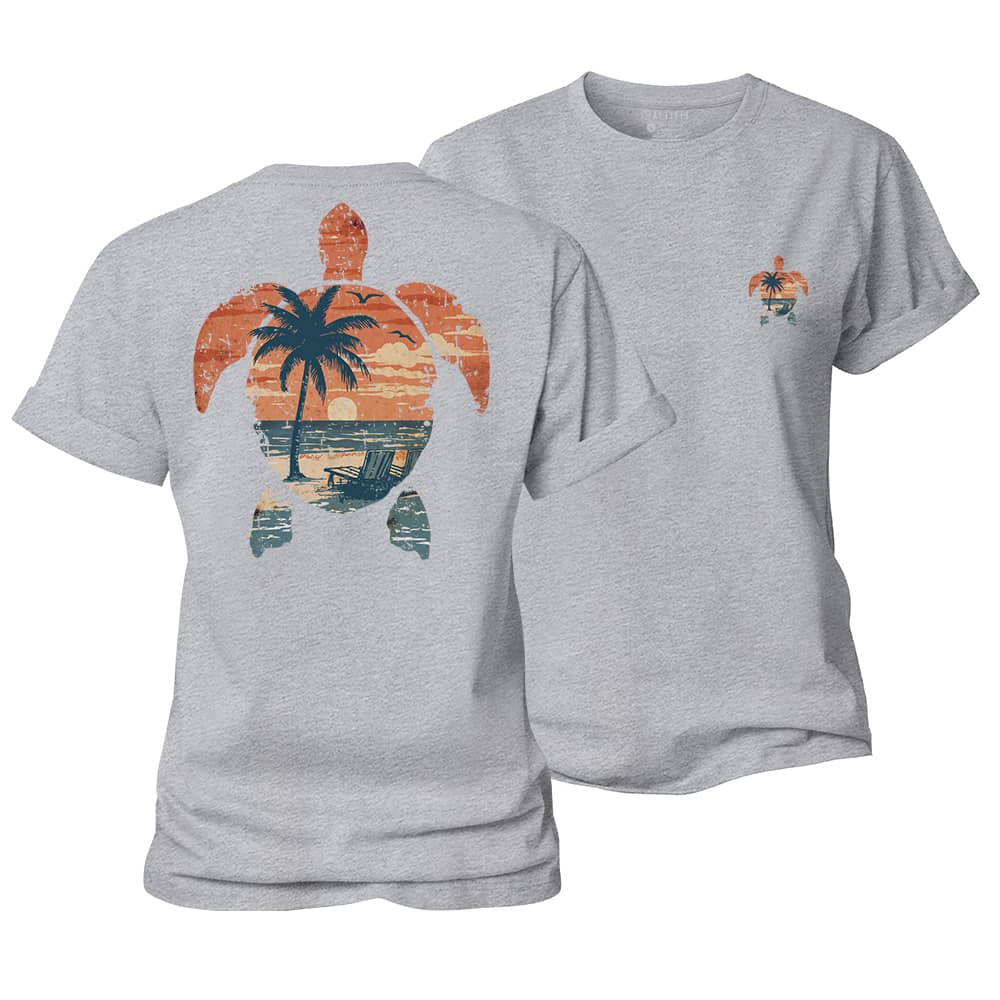 Colorful Turtle Women's Cotton T-Shirt