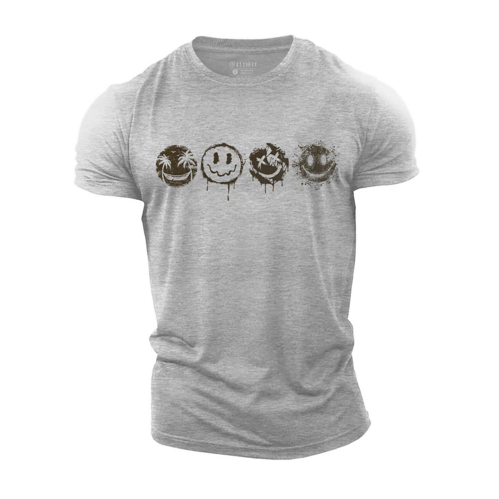 Multiple Smile Cotton T-Shirt