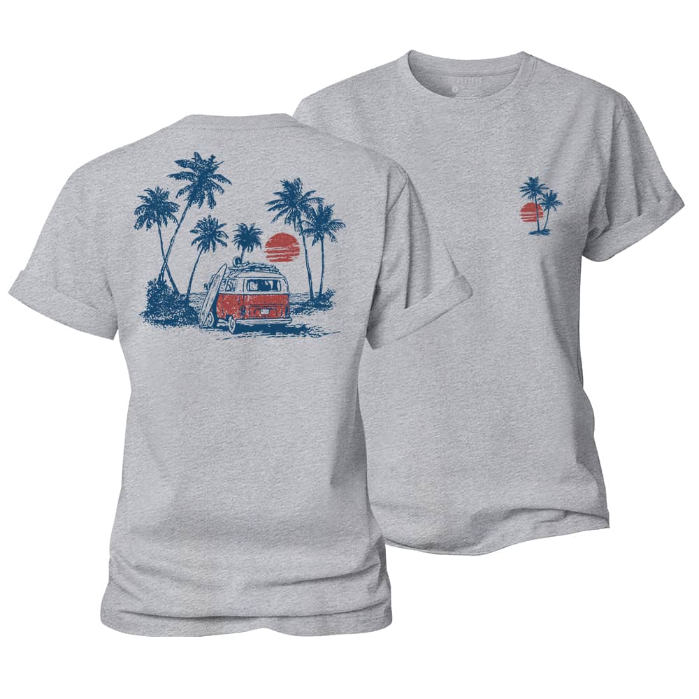 Seaside Bus Women's Cotton T-Shirt