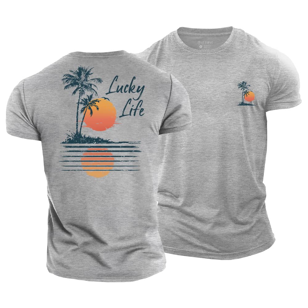 Lucky Palm Cotton T-Shirt