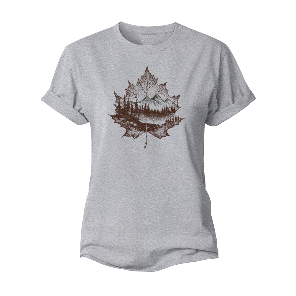 Leaf View Women's Cotton T-Shirt